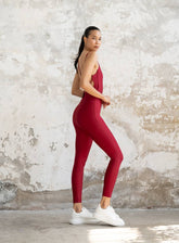 NORSE - YOGA JUMPSUIT - MAROON - VECTOR SPORTSWEAR
